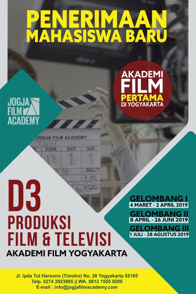 Read more about the article Penerimaan Mahasiswa Baru Akademi Film Yogyakarta GELOMBANG 2
